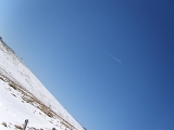 Entre ciel bleu horizon et neige...